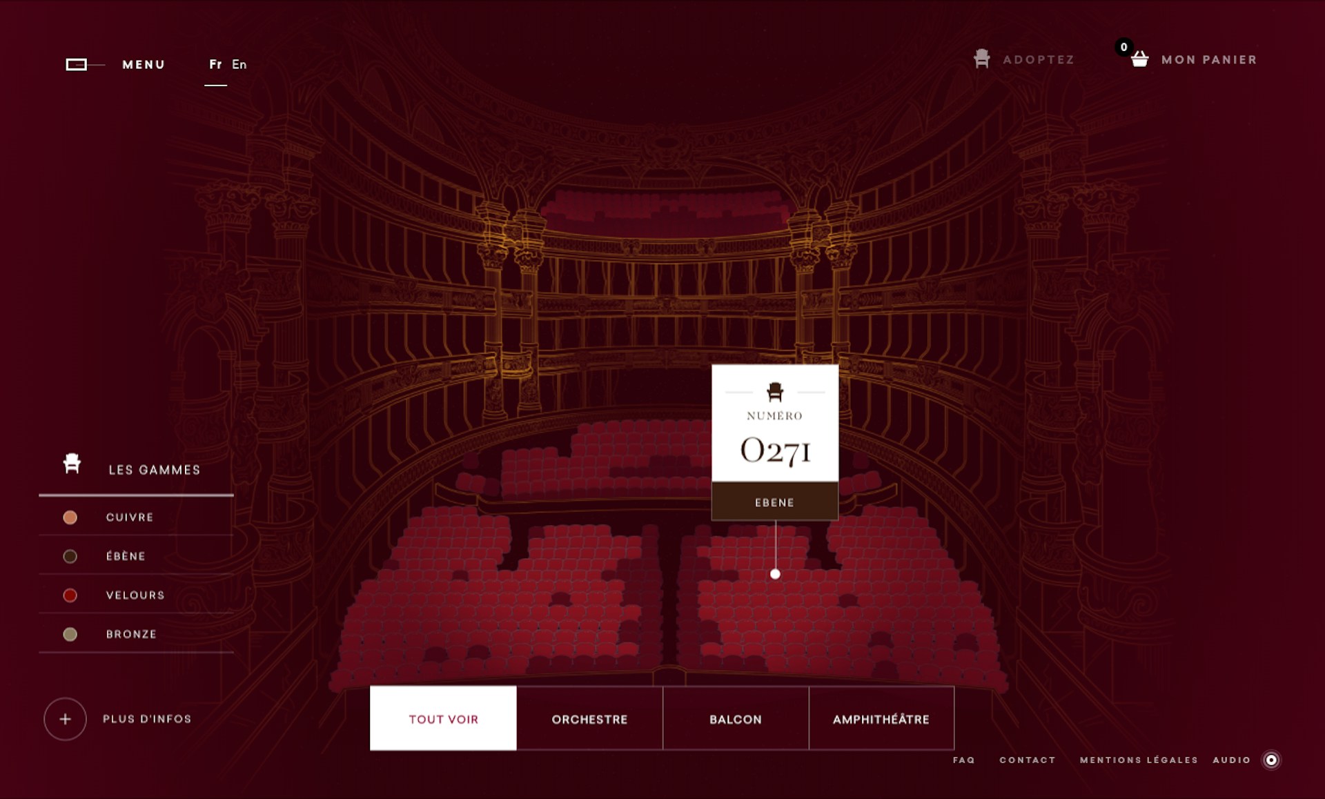 Capture d'écran du site fauteuils.operadeparis.fr