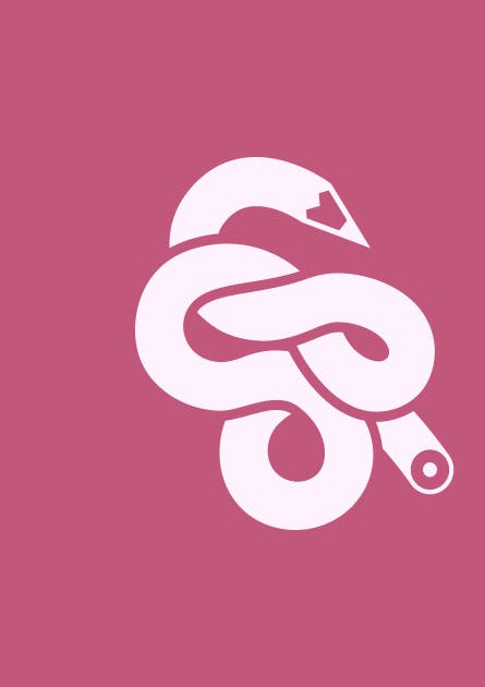 Quickdraw Animation Society logo on a mauve background