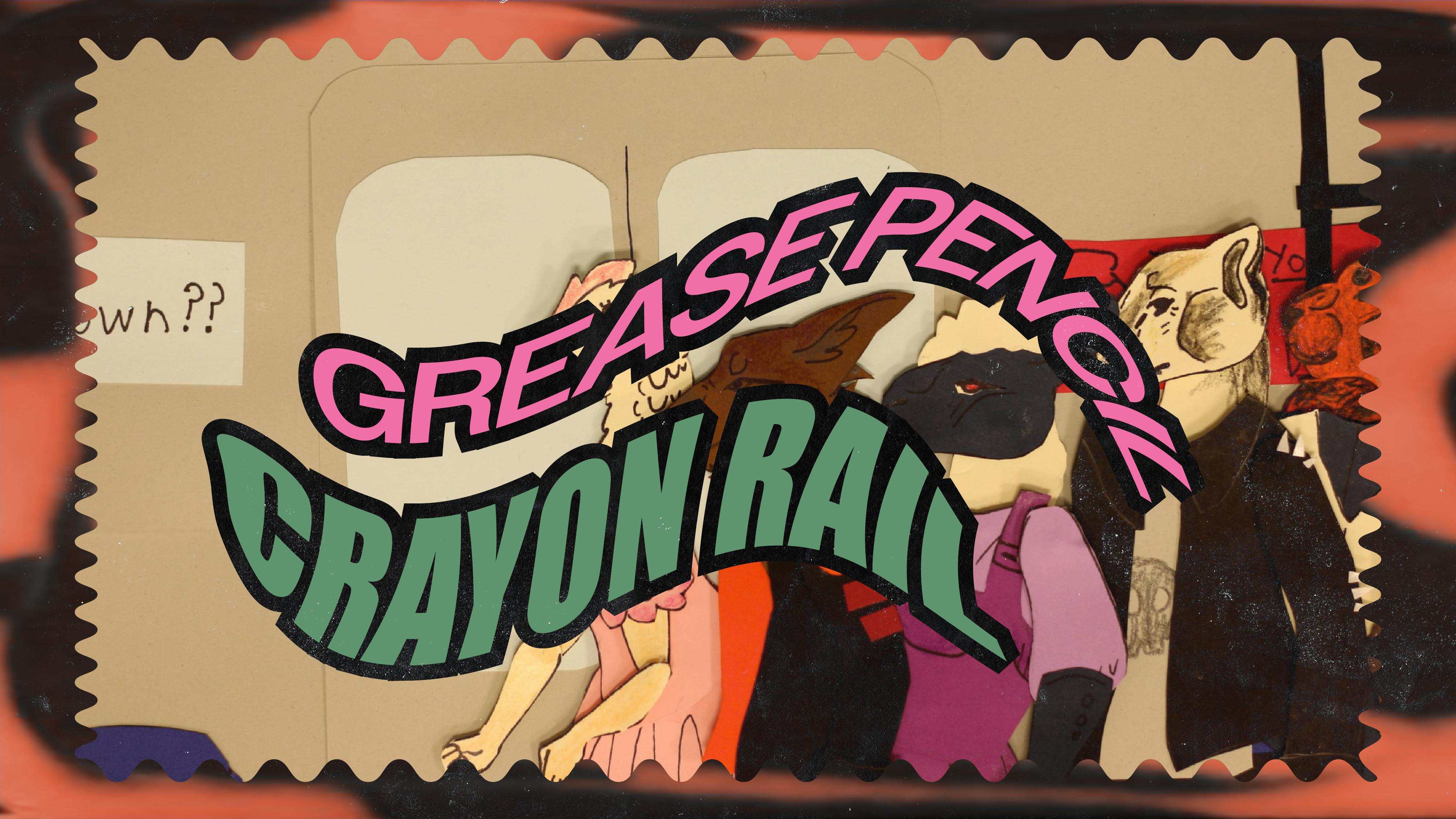 slide for awards at the QAS 2023 Lockdown screening. 

Screenshot and text of CRAYON RAIL by Grease Pencil - Toby Duska 