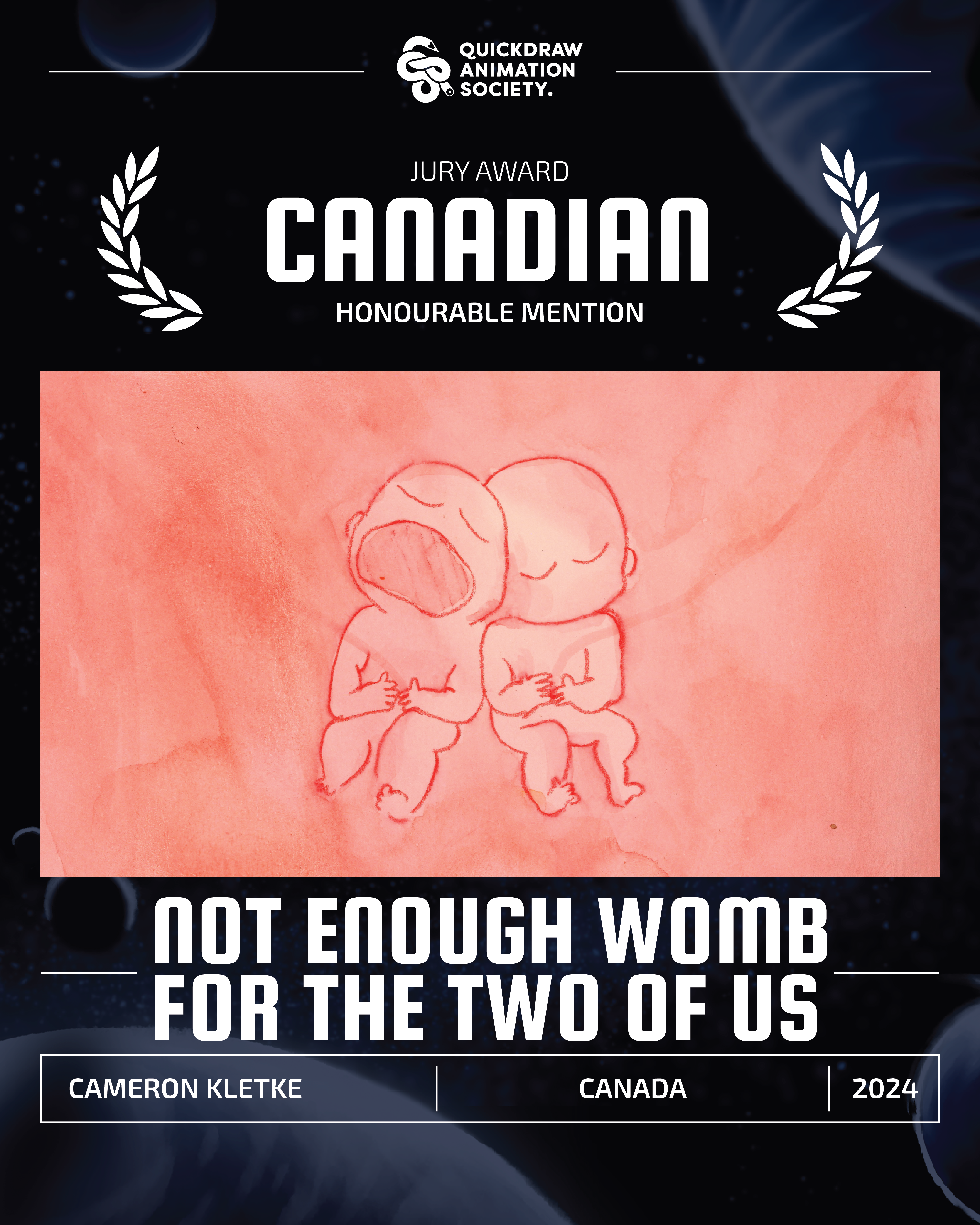 giraf20 honourable mention jury award canadian - not enough womb for the two of us by cameron kletke
