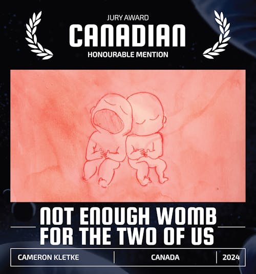 giraf20 honourable mention jury award canadian - not enough womb for the two of us by cameron kletke