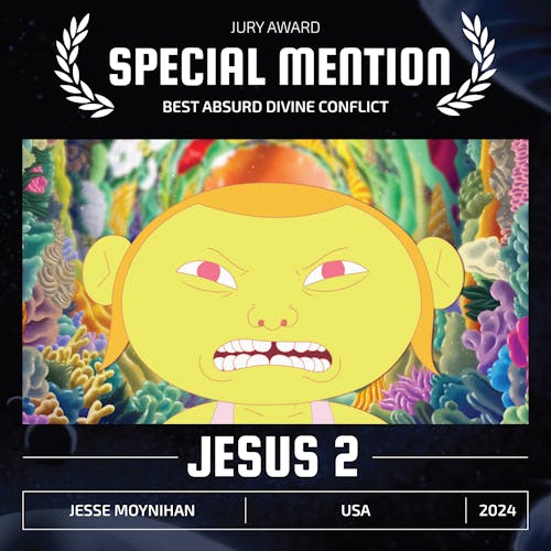 giraf20 jury award special mention best absurd divine conflict - jesus 2