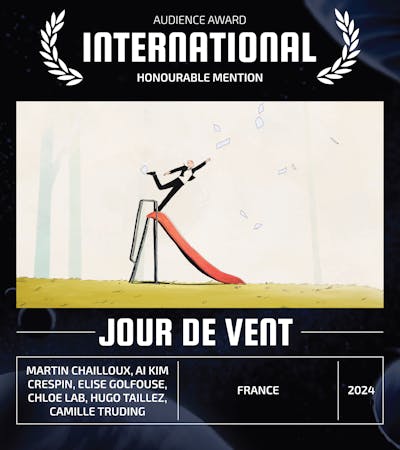giraf20 audience choice top international film runner up - jour de vent