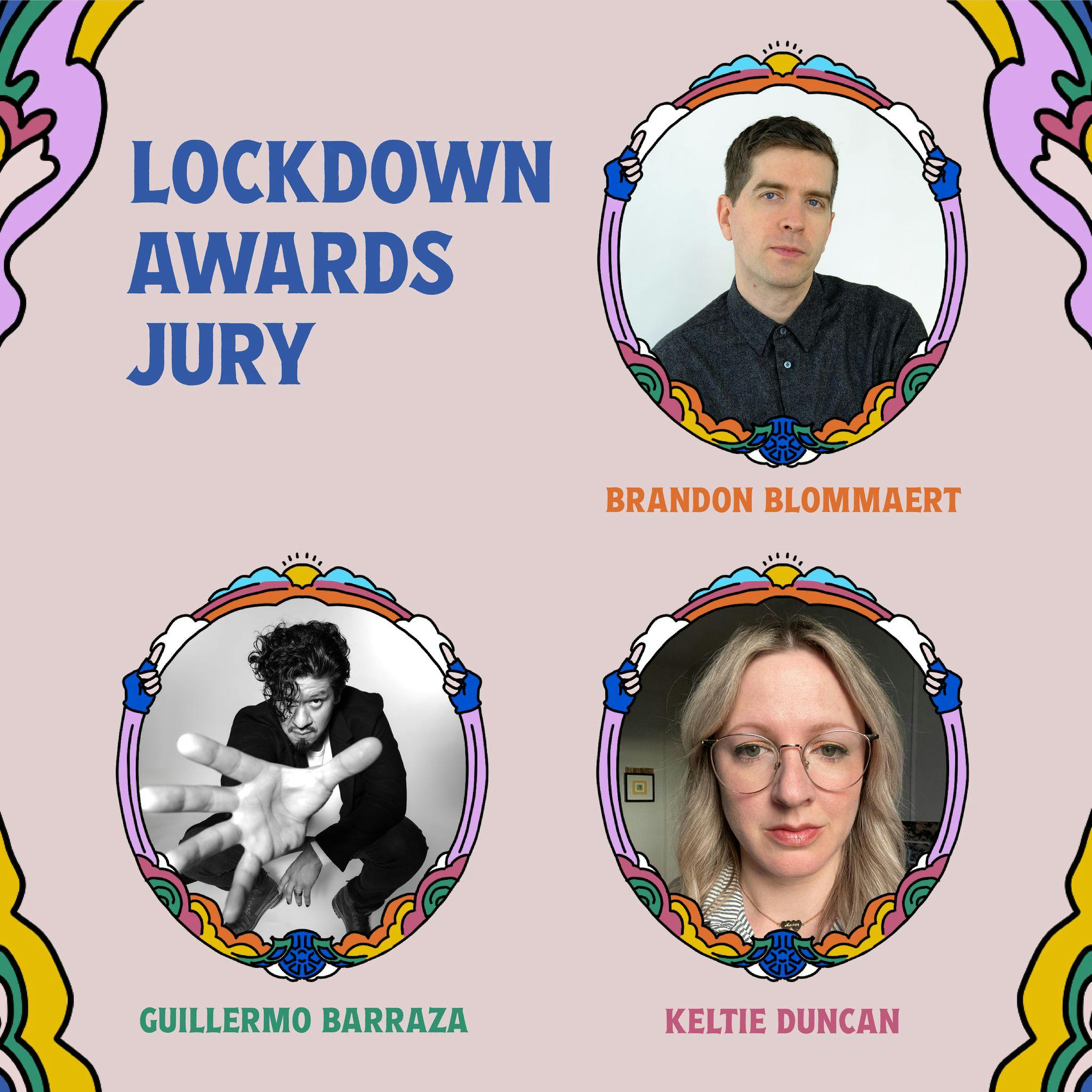 Lockdown 2024 awards jury - Brandon Blommaert, Keltie Duncan and Guillermo Barraza