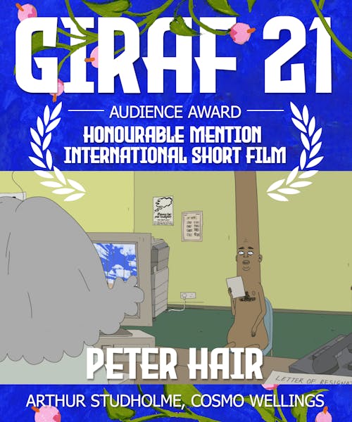 giraf21 audience choice top international film runner up - peter hair