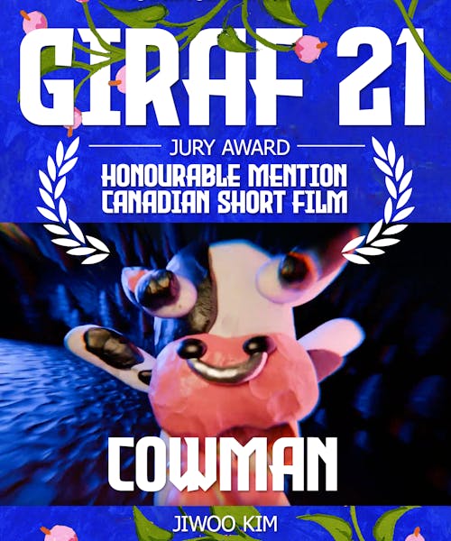 giraf21 jury award honourable mention canadian short - cow man by jiwoo kim