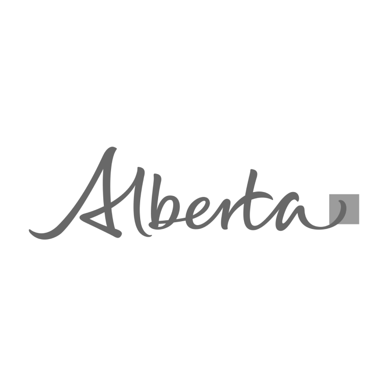 Alberta logo in grayscale