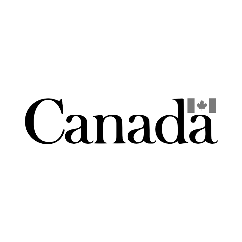 Canada logo in grayscale