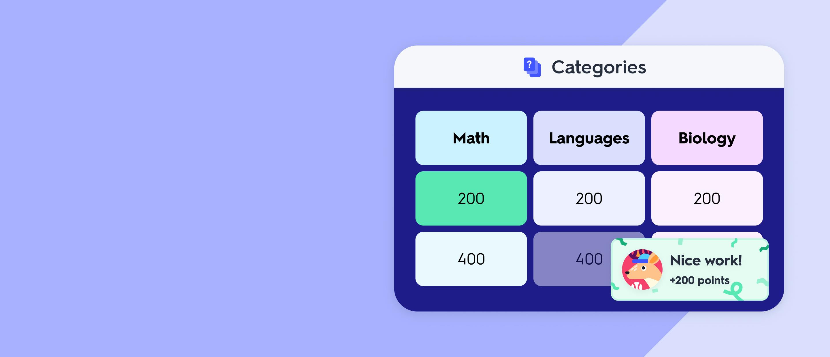 Categories classroom jeopardy game for quizlet sets quizlet