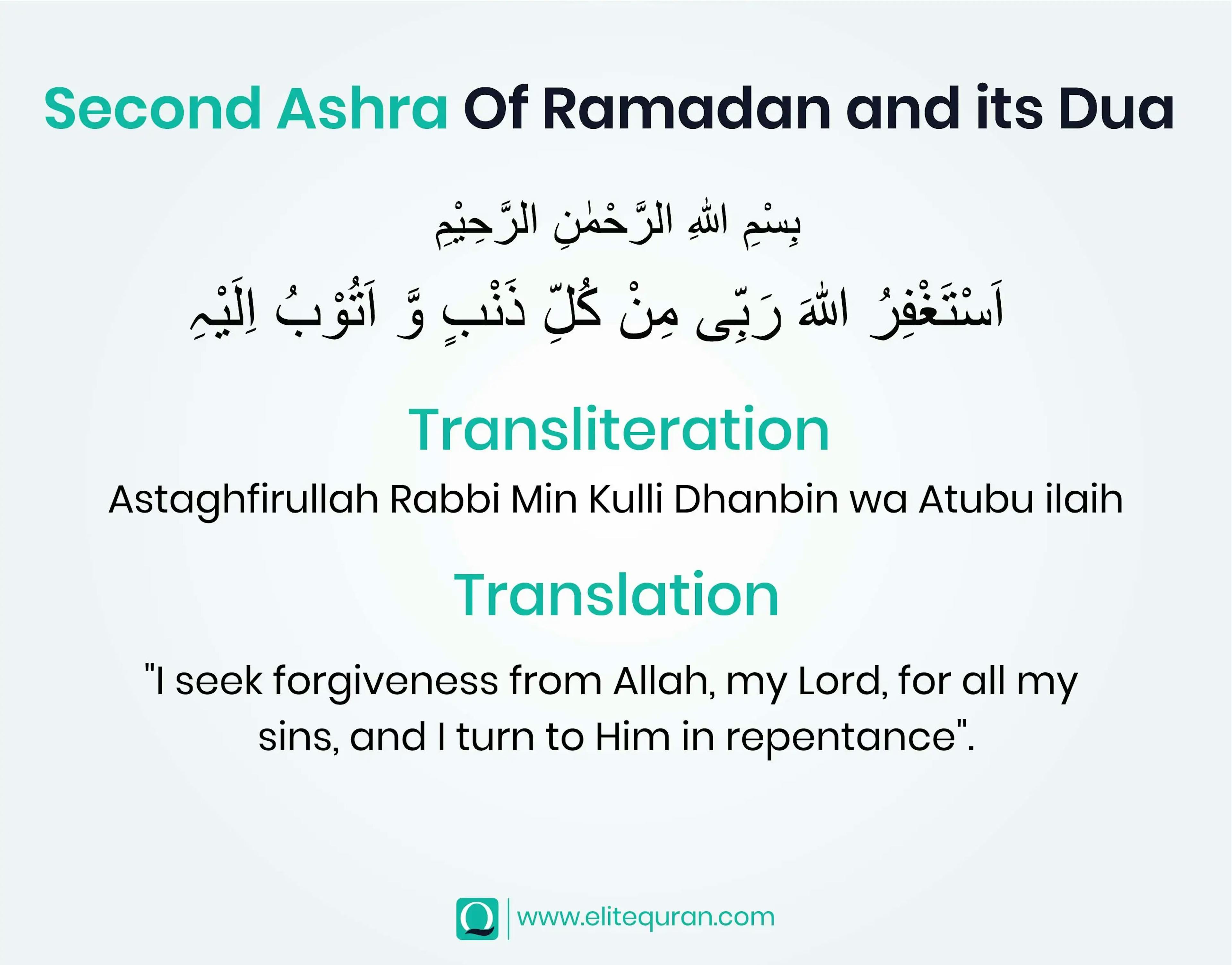 Second Ashra Of Ramadan