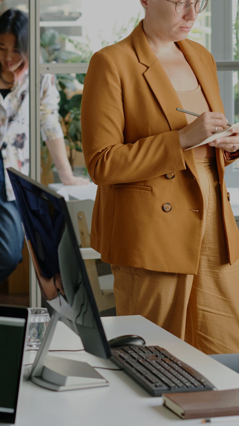 Employees in an office