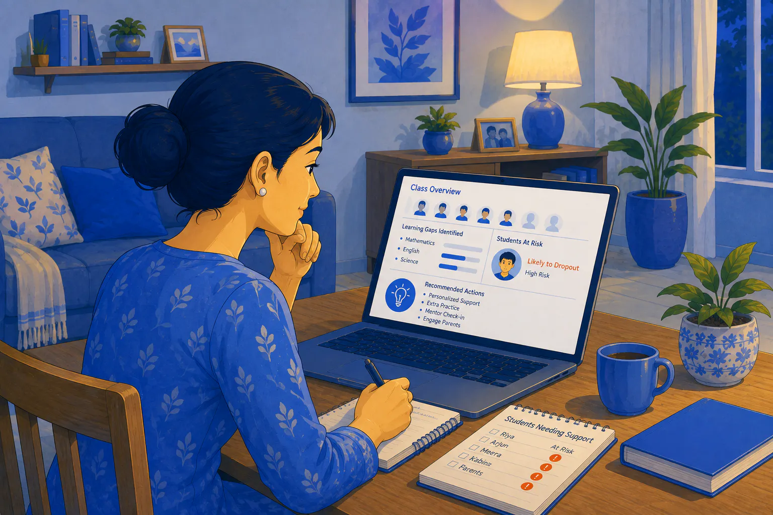 Reduce student dropouts using AI