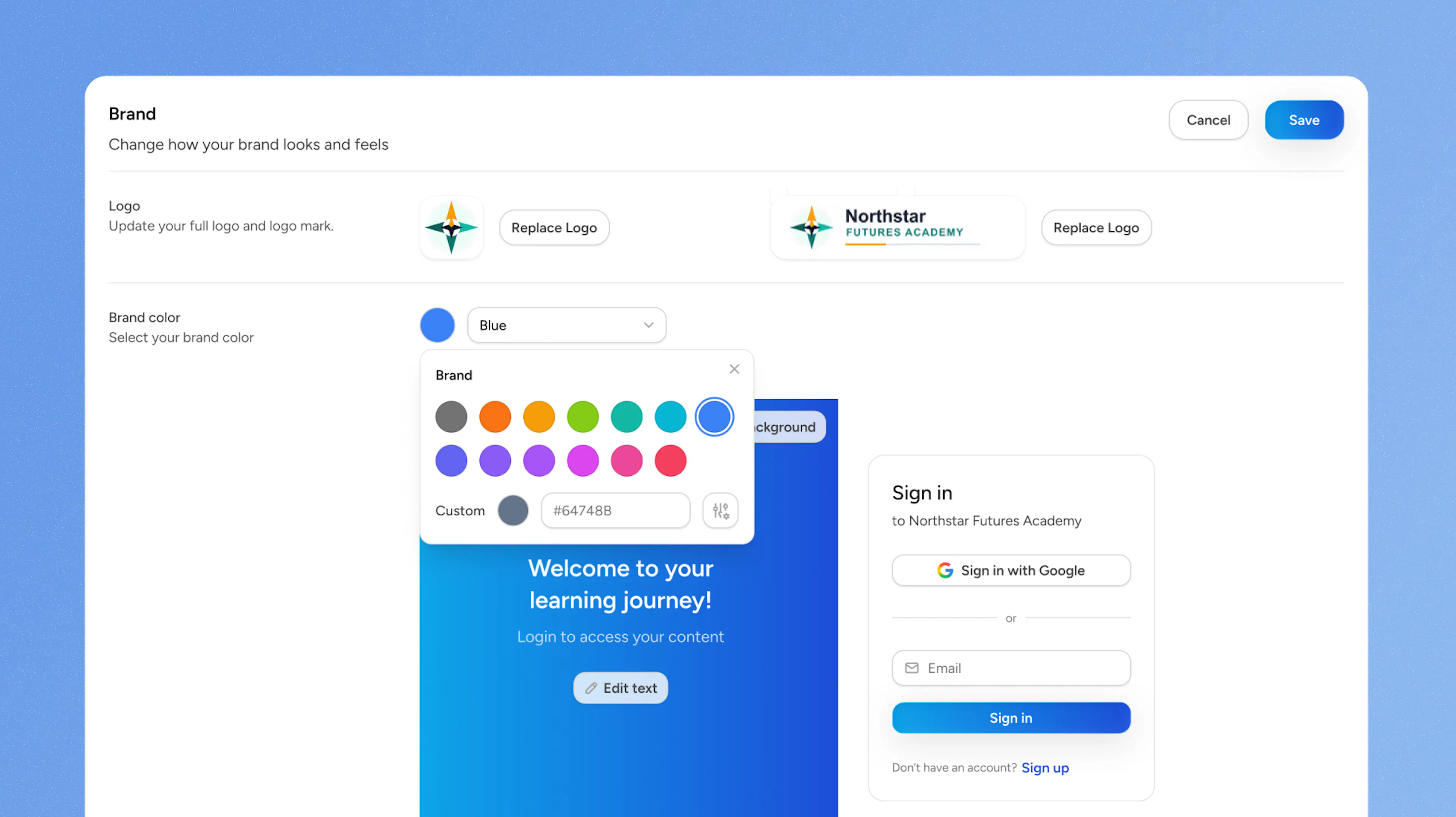 School Branding
