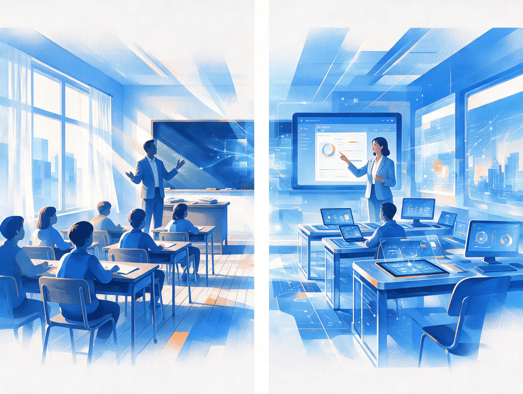 LMS vs traditional learning methods