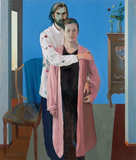 Anni and Nils - oil on canvas, 140 x 120 cm, 2019