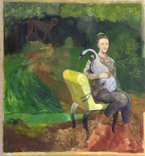 To Be a Mom - tempera and oil on canvas, 150 x 140 cm, 2017