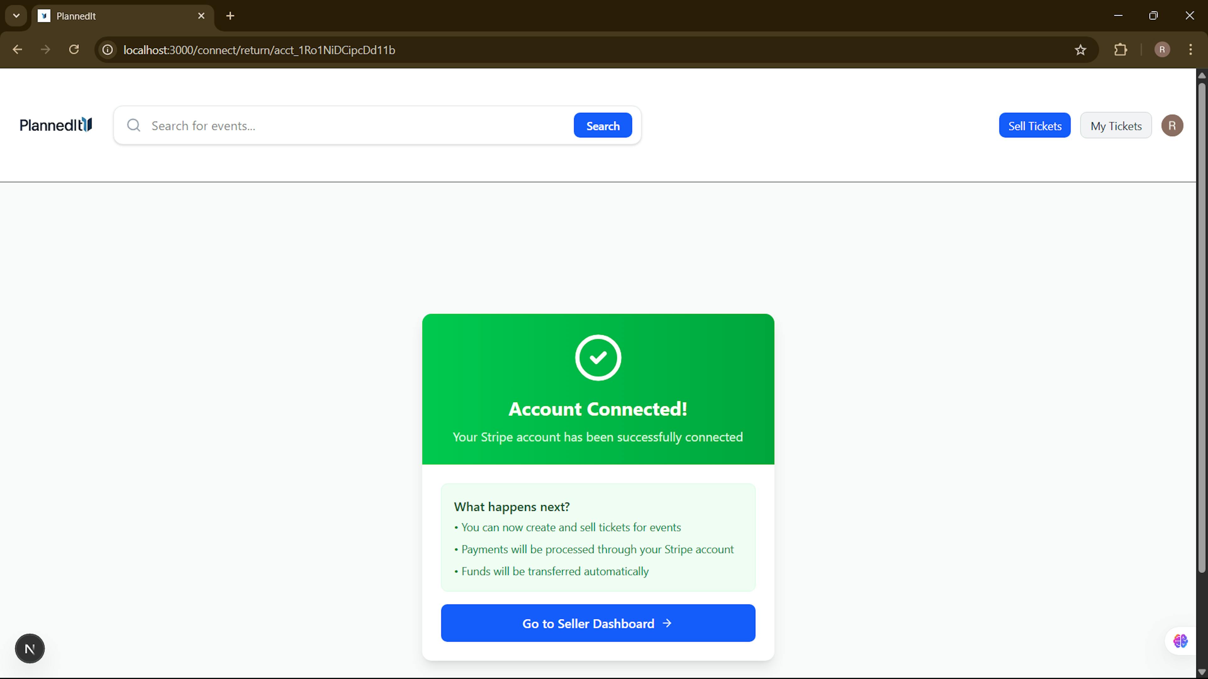 Account Created