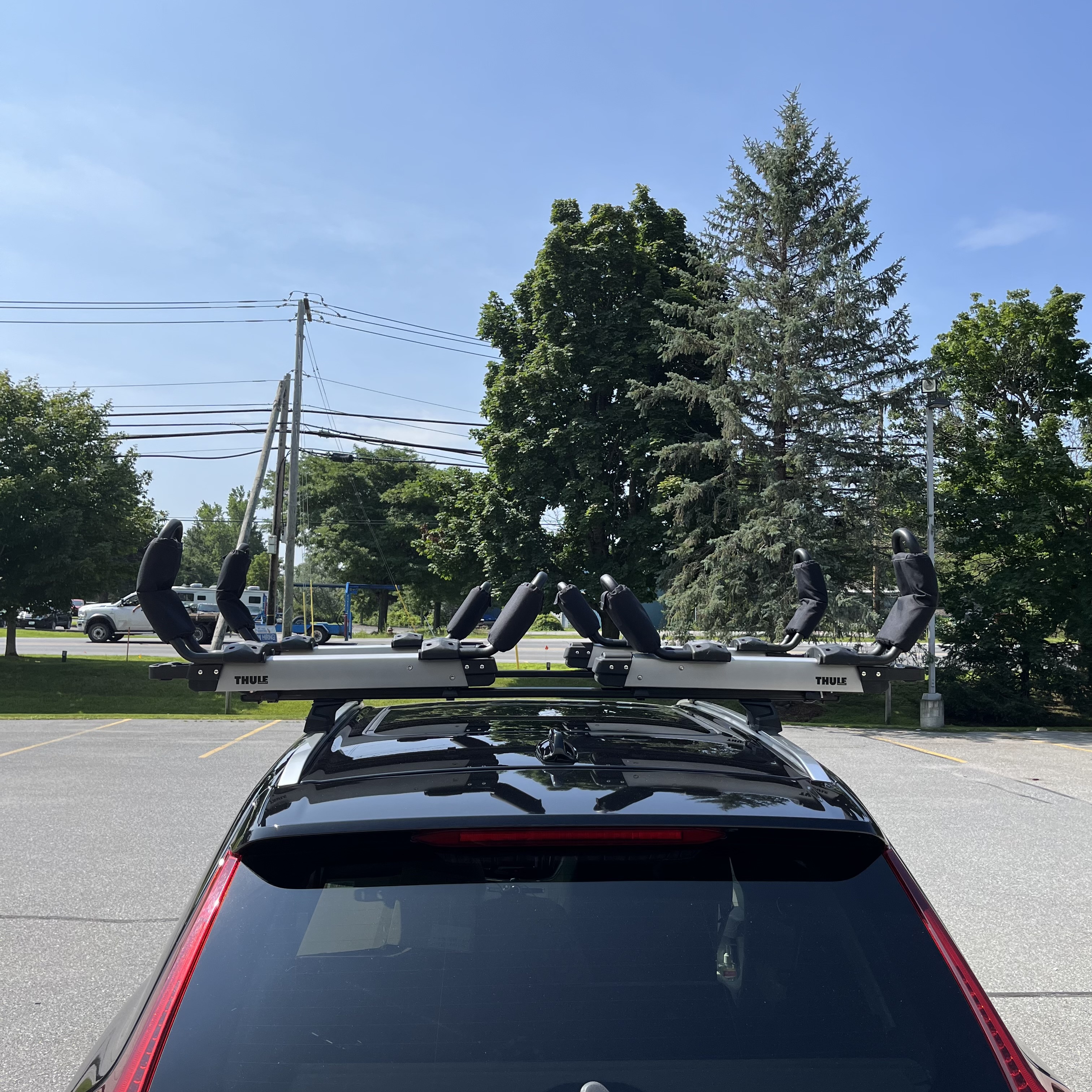 Thule roof rack weight limit hot sale