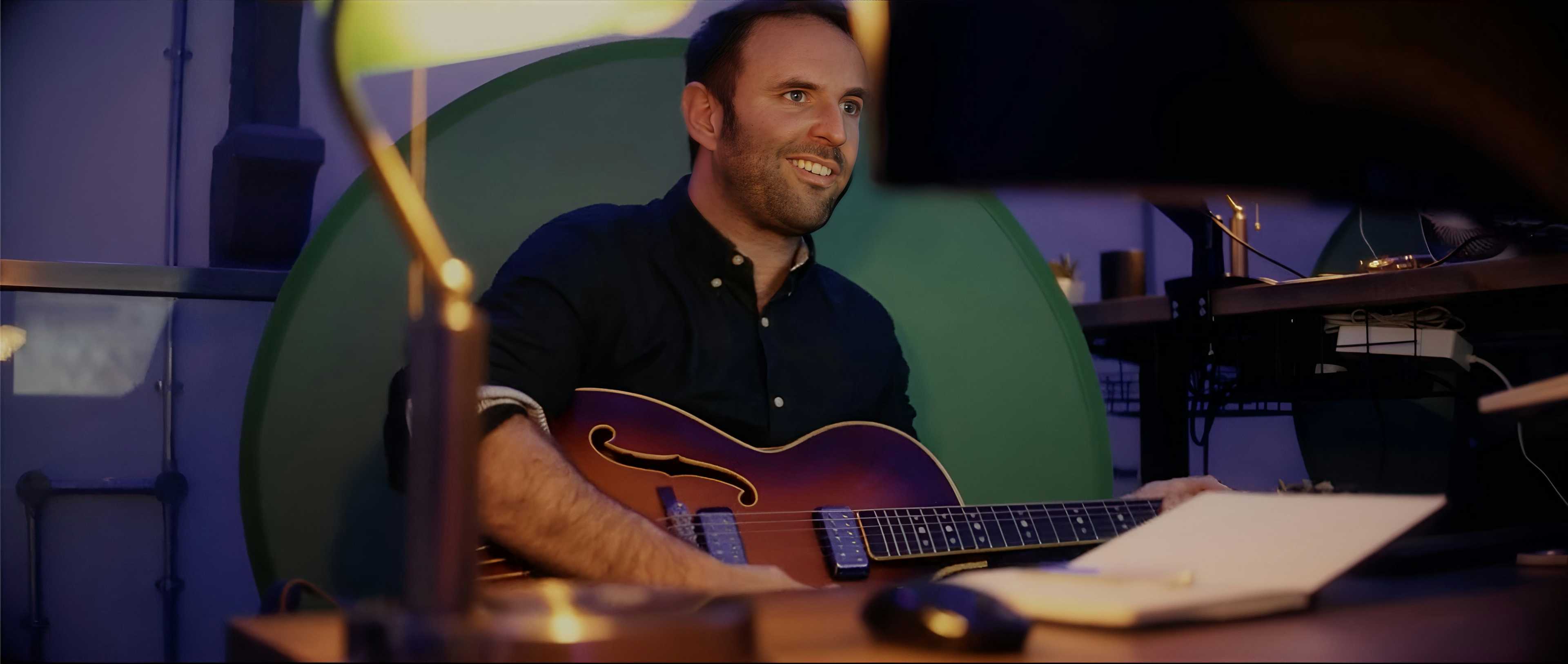 Man playing guitar