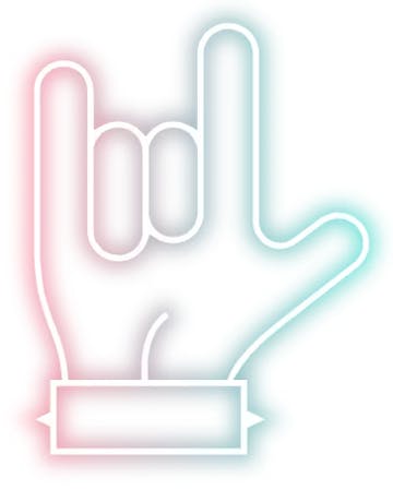 Rock on icon