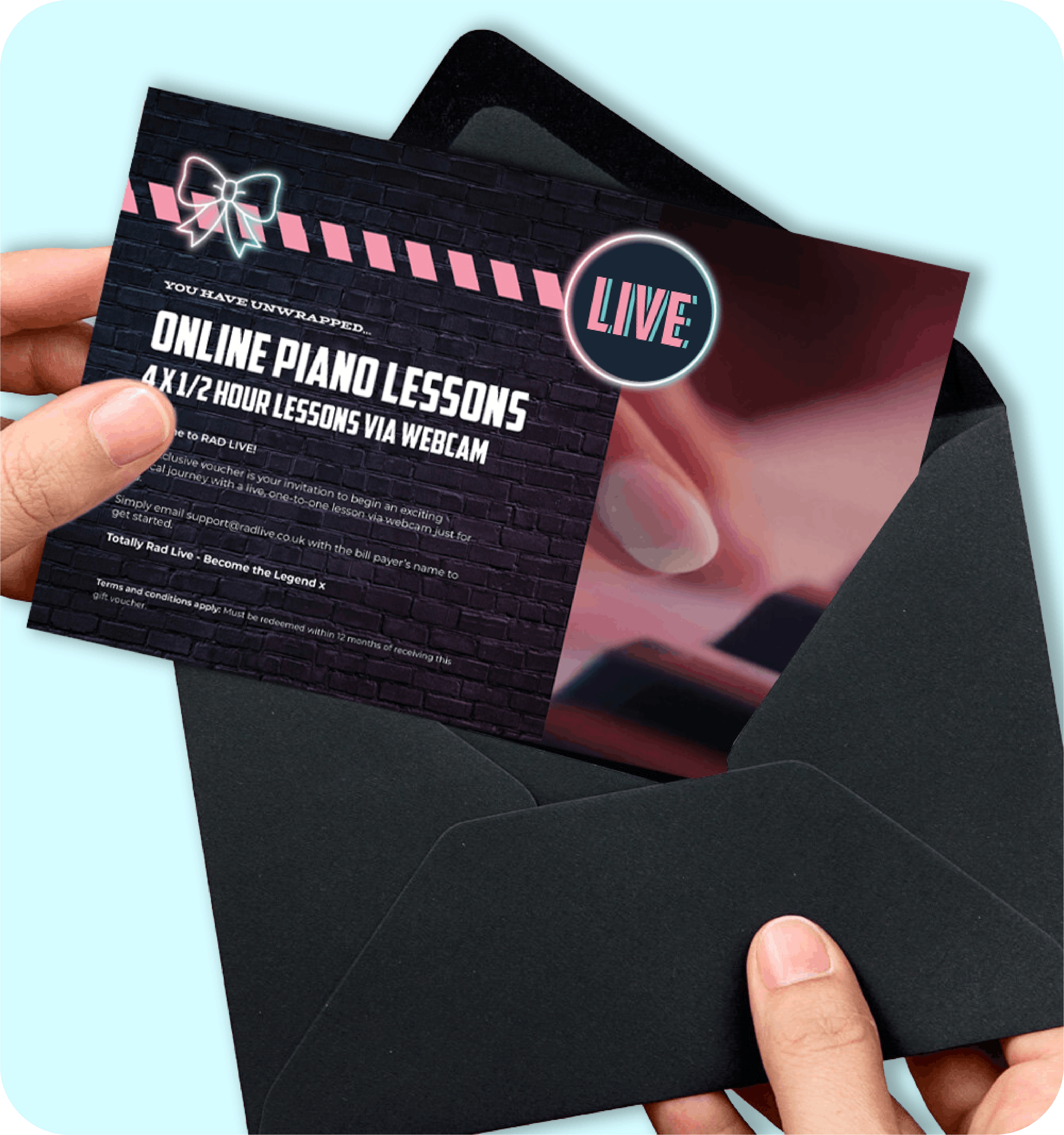 Music Lesson Chistmas Voucher

