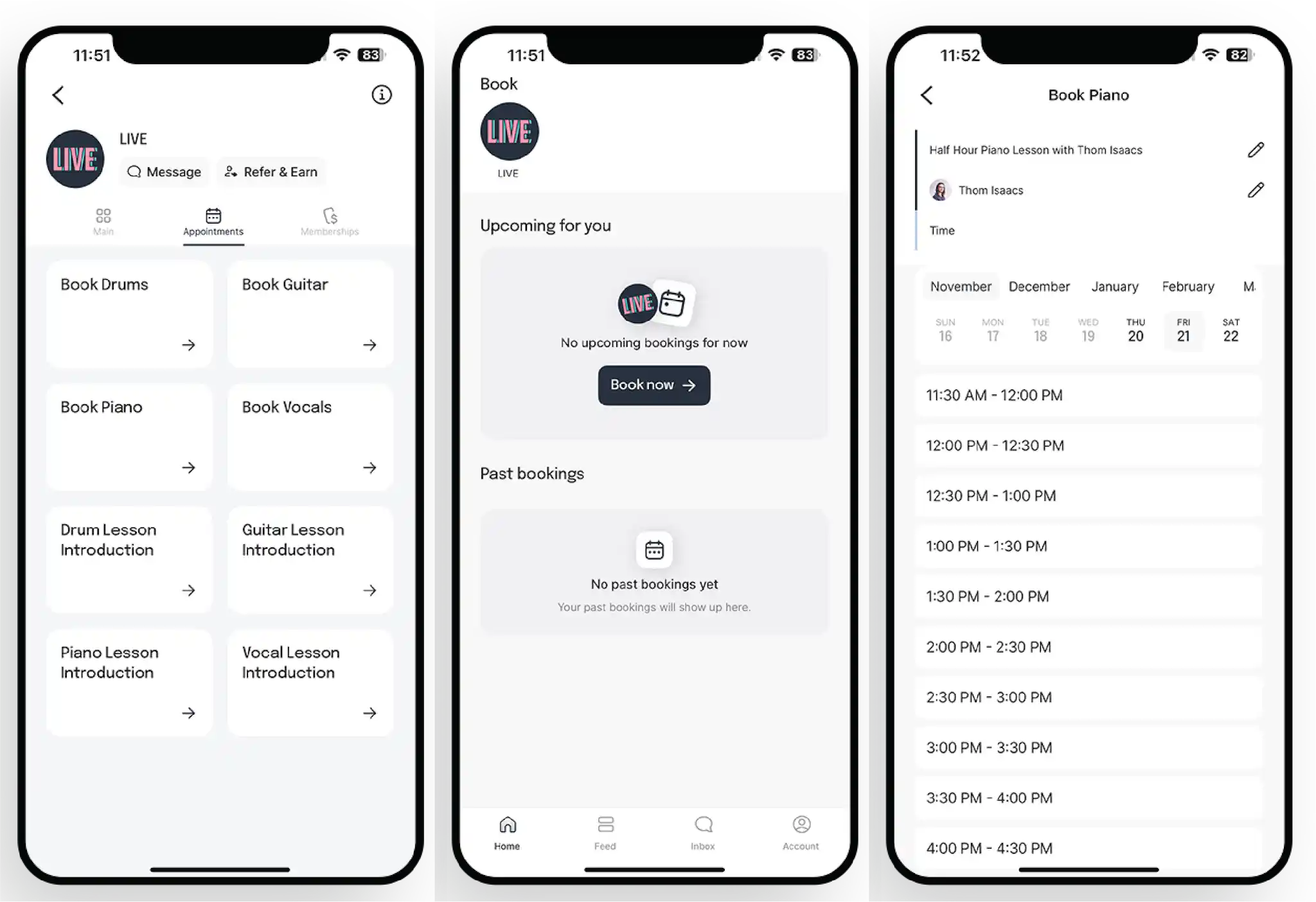 live online music lessons app