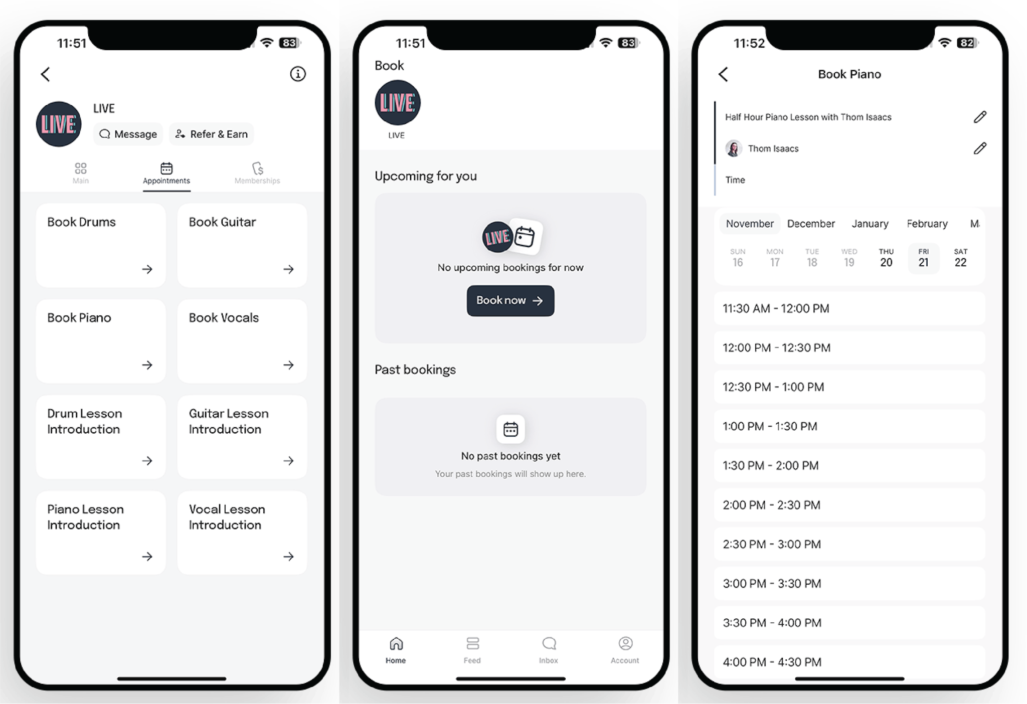 live online music lessons app