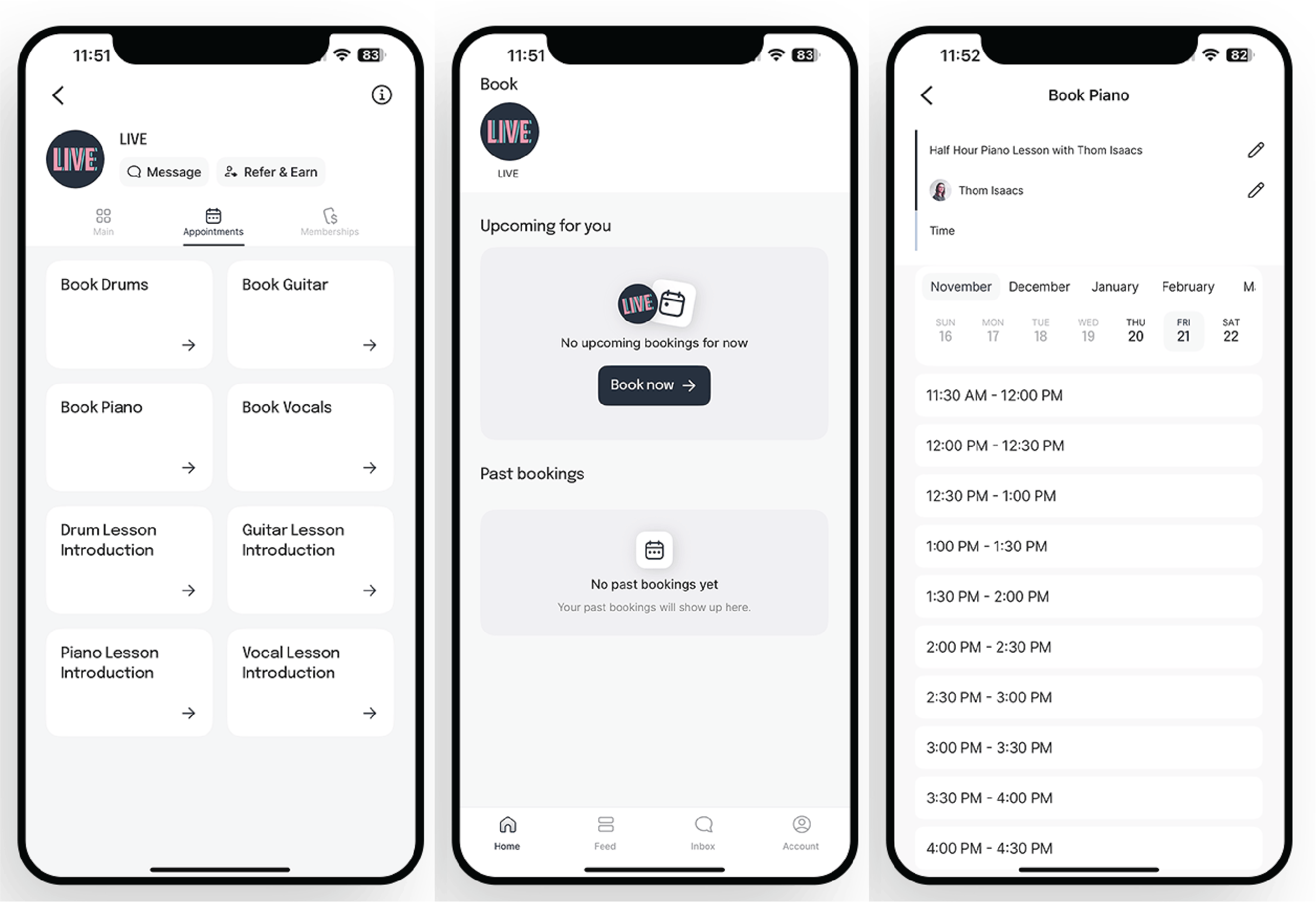 live online music lessons app