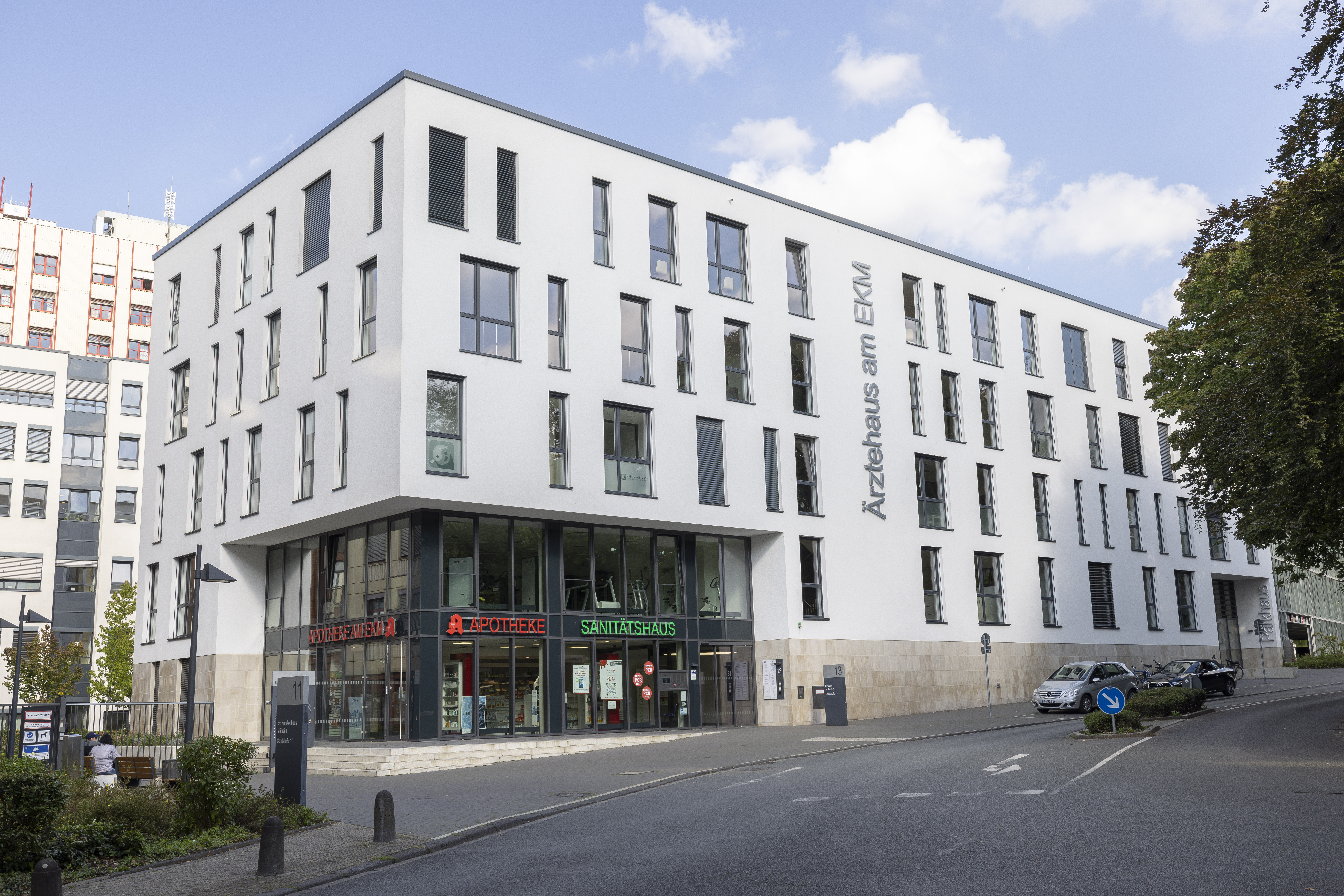 Außenansicht der Praxis der Radiologie Mühlheim