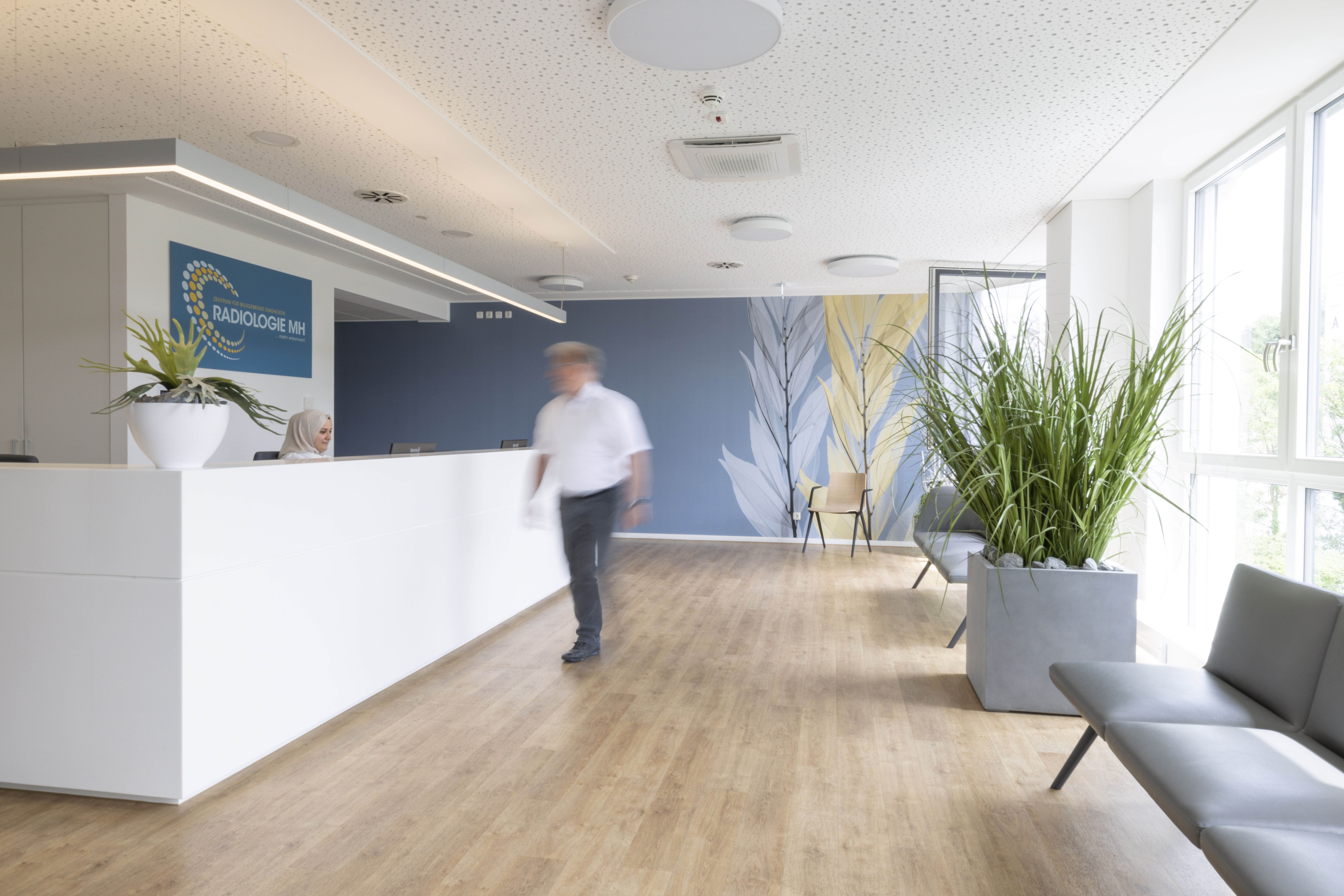 Empfangsbereich der Radiologie Mühlheim