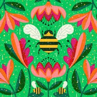 Honeybee Illustration