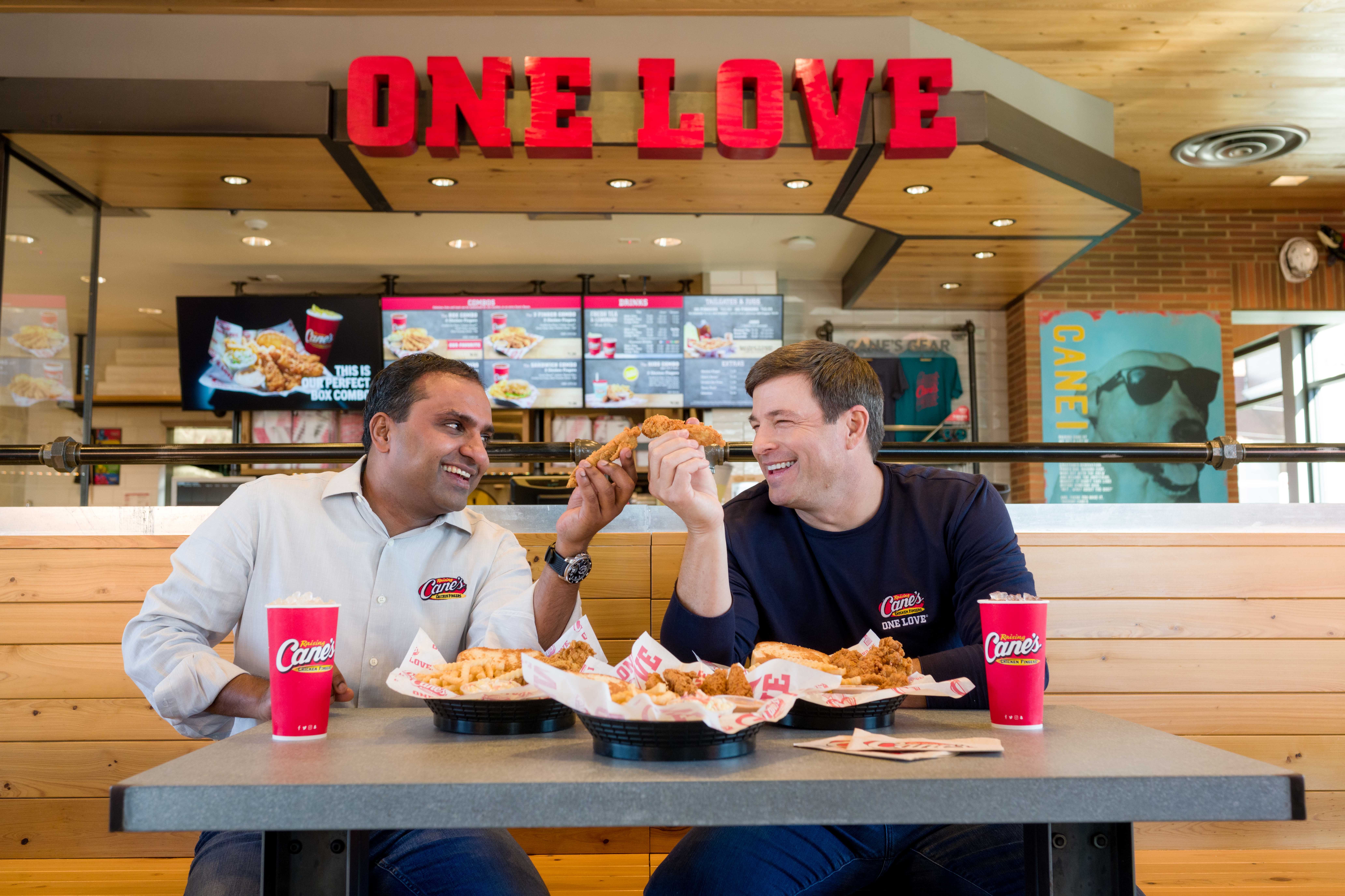 AJ and Todd at Cane's