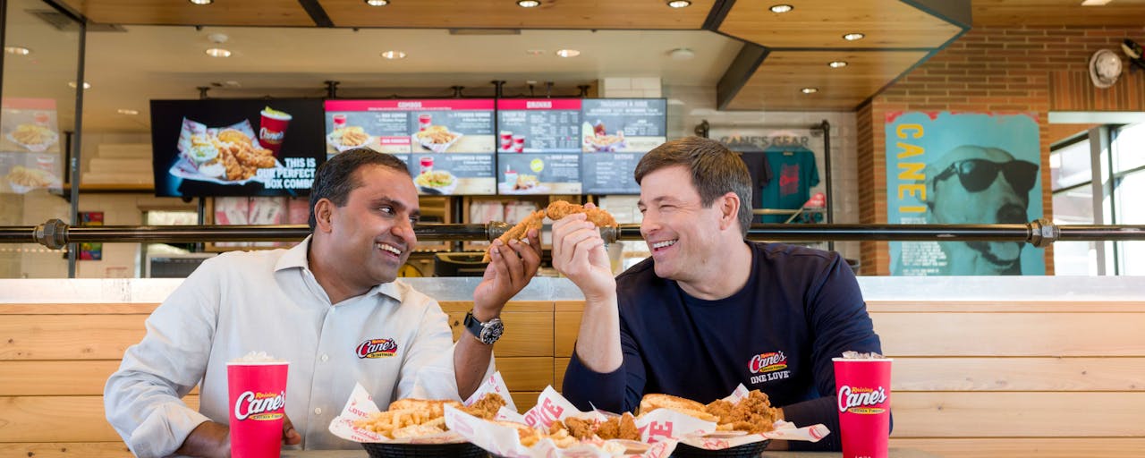 AJ and Todd at Cane's