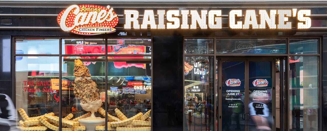 Raising Cane's Flagship Times Square Location Opening