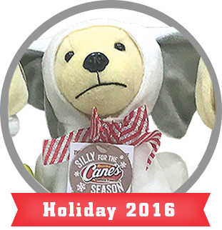 Cane's stuffed outlet dog