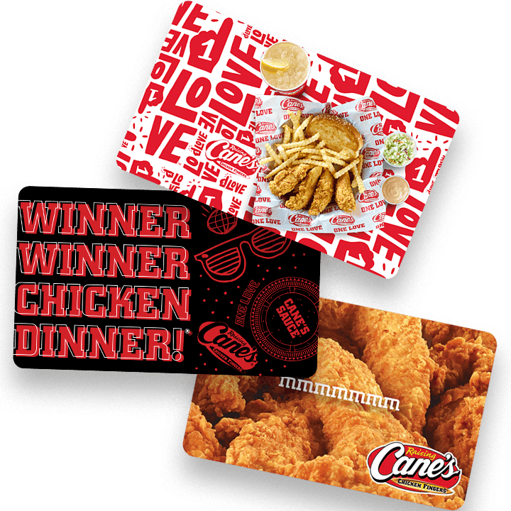 Raising Cane's Gift Card $50 : Gift Cards