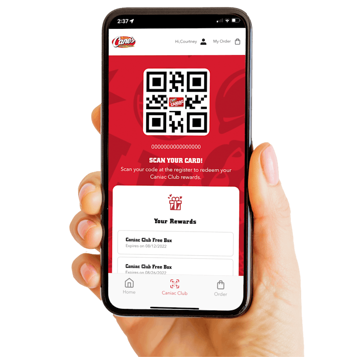 Raising Cane's Mobile App