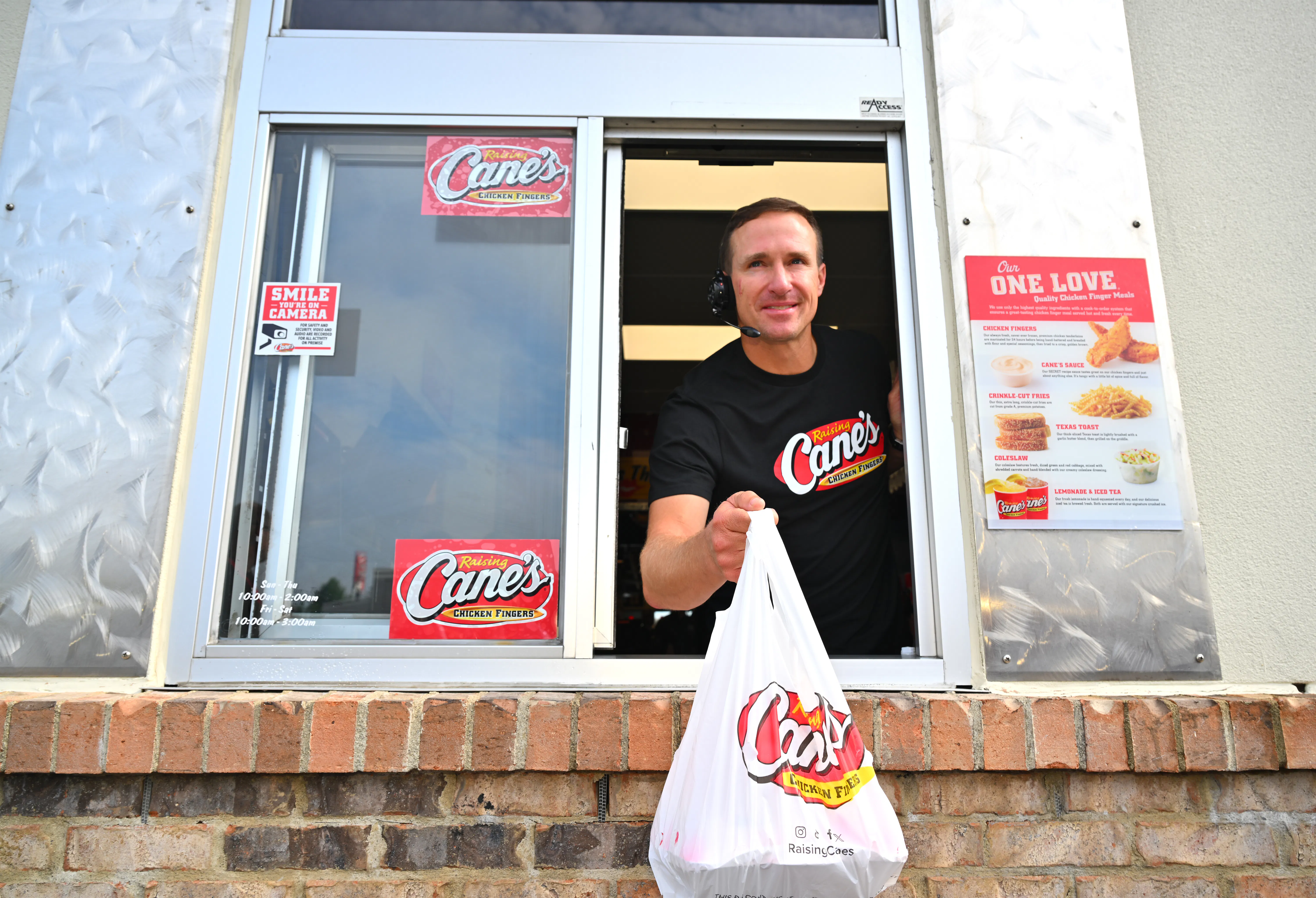 Drew Brees - Raising Cane's