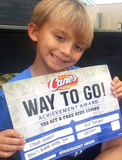 Raising Cane's supports education