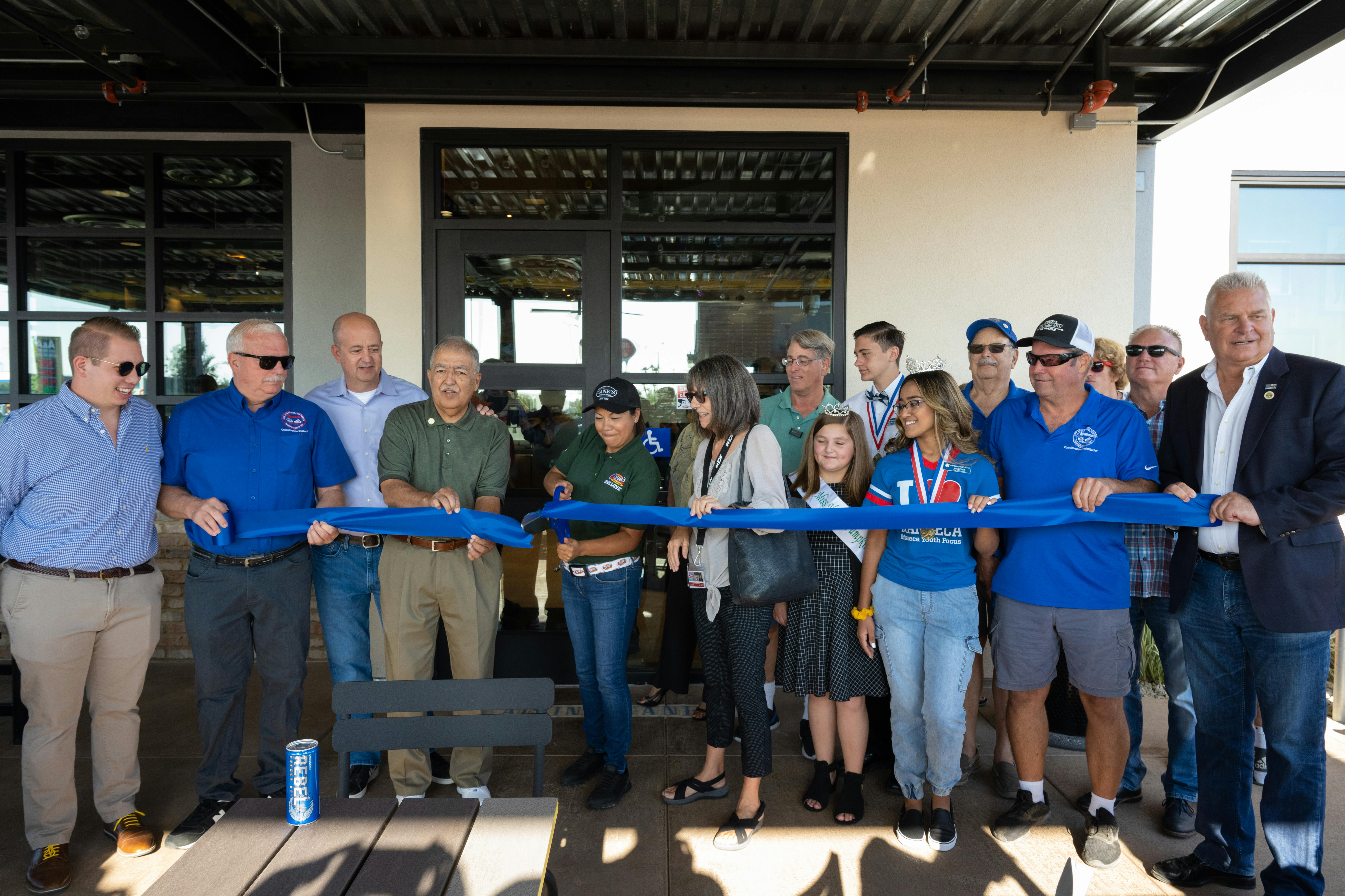 Ribbon cutting ceremony at the Restaurant