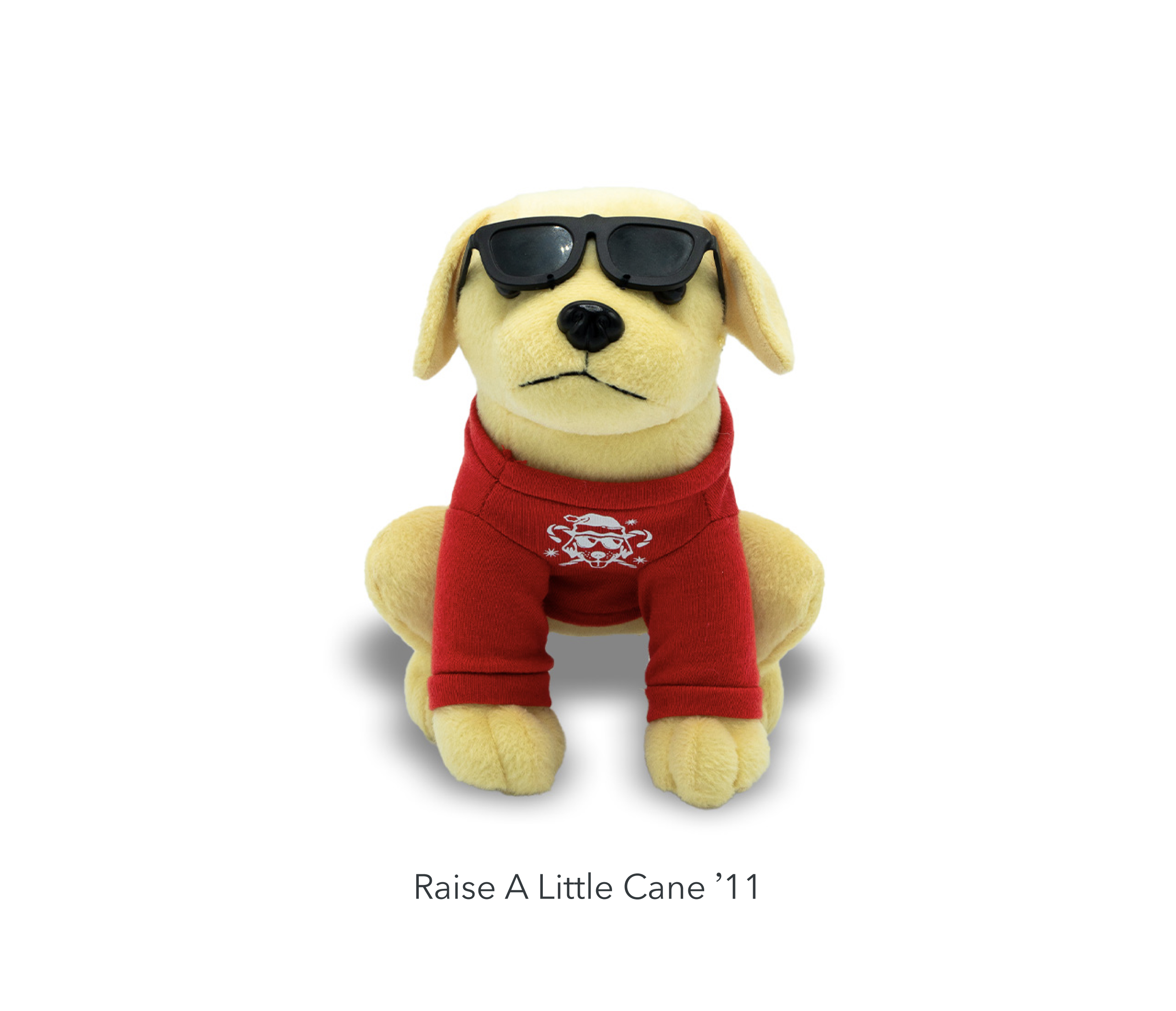 Raising cane's dog plush best sale