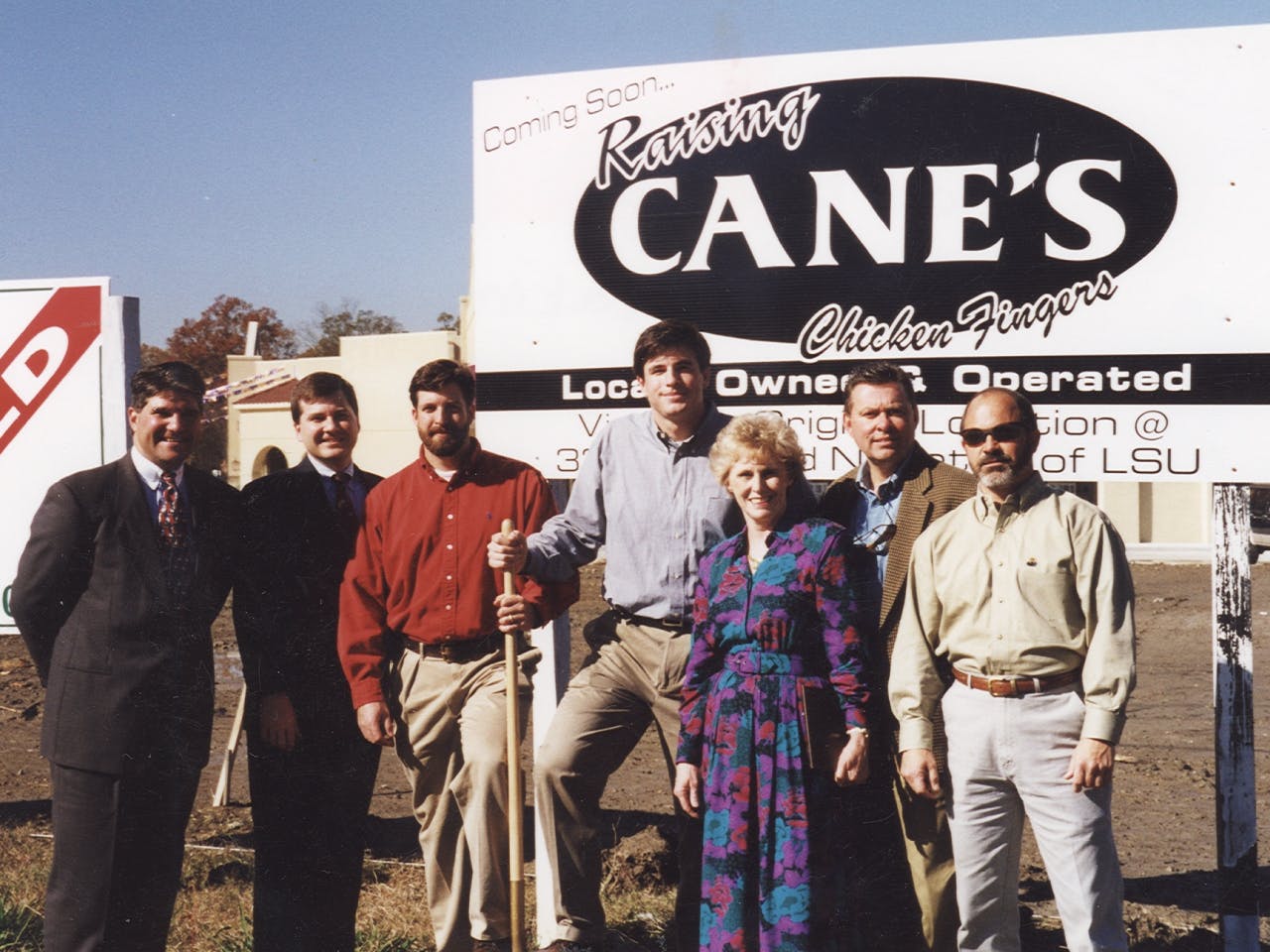 Todd and team breaking ground on first Raising Cane's Restaurant