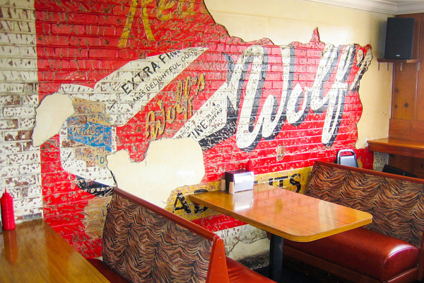 Inside Raising Cane's 1 - Wolf Brand Mural