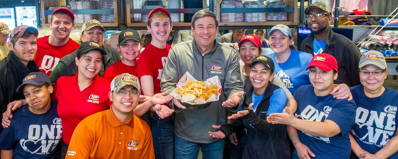 Todd Graves and Raising Cane's Crew