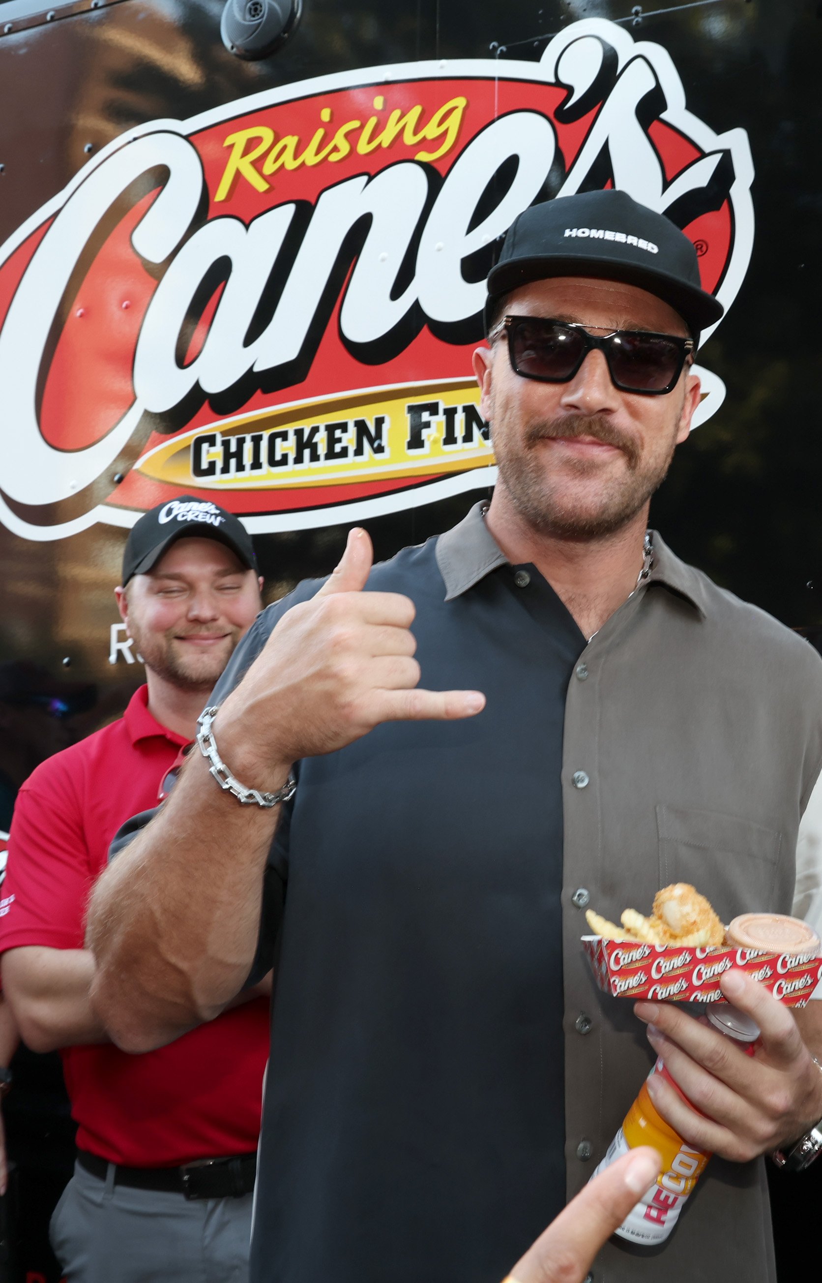 Travis Kelce at Raising Cane's