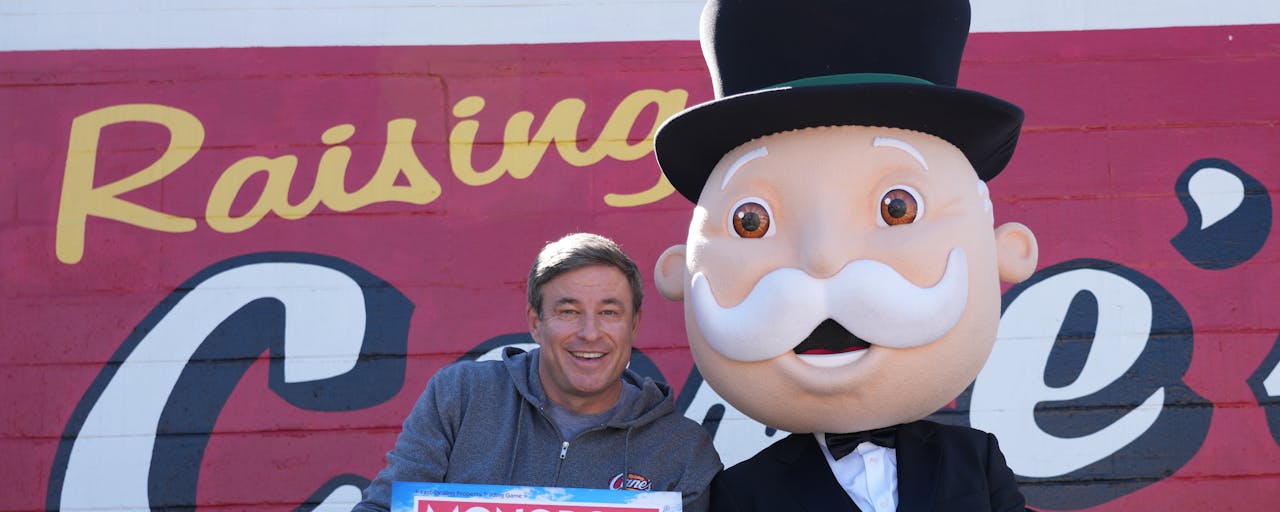Todd Graves and Mr Monopoly