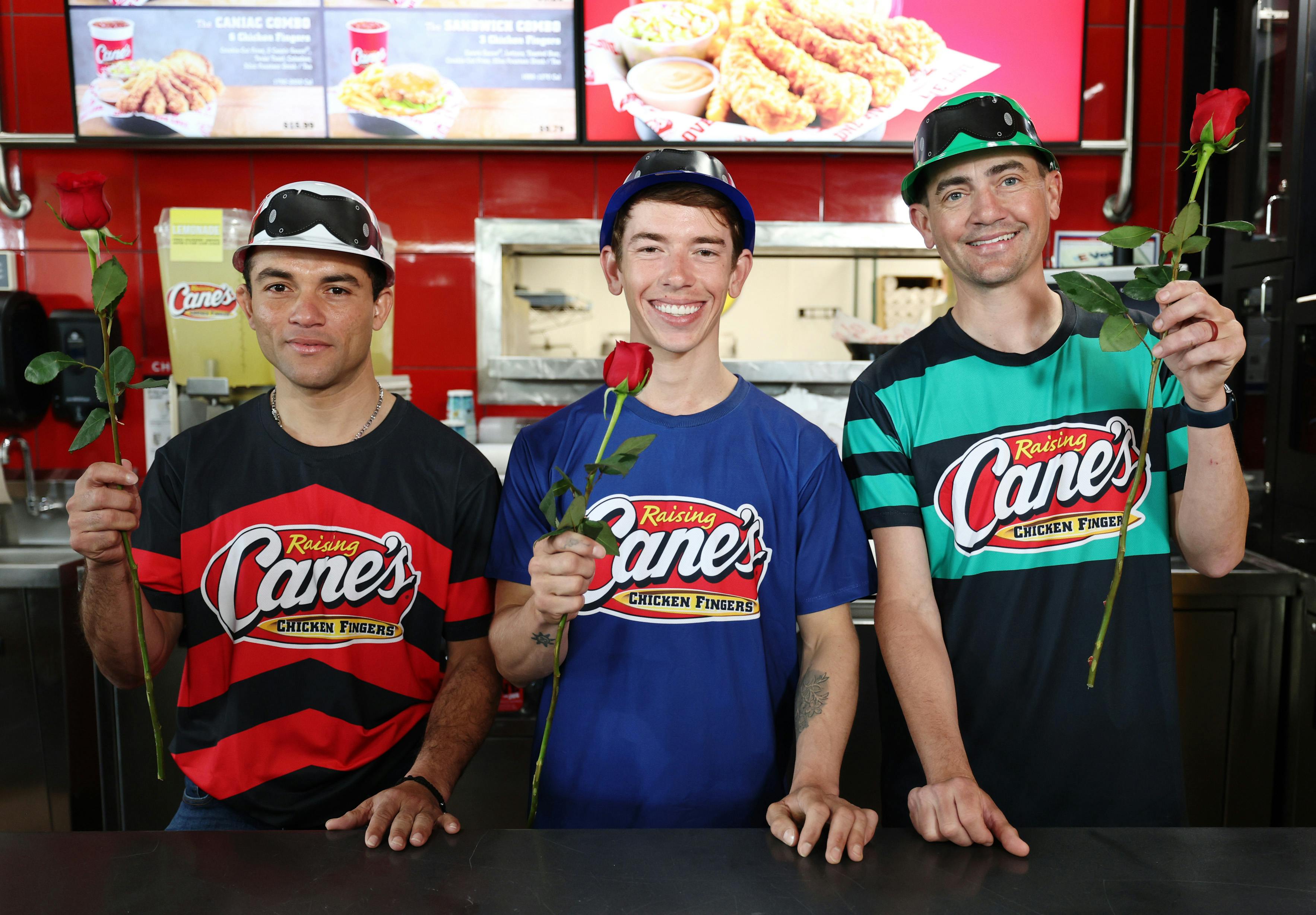 Kentucky Derby Jockeys at Raising Cane's