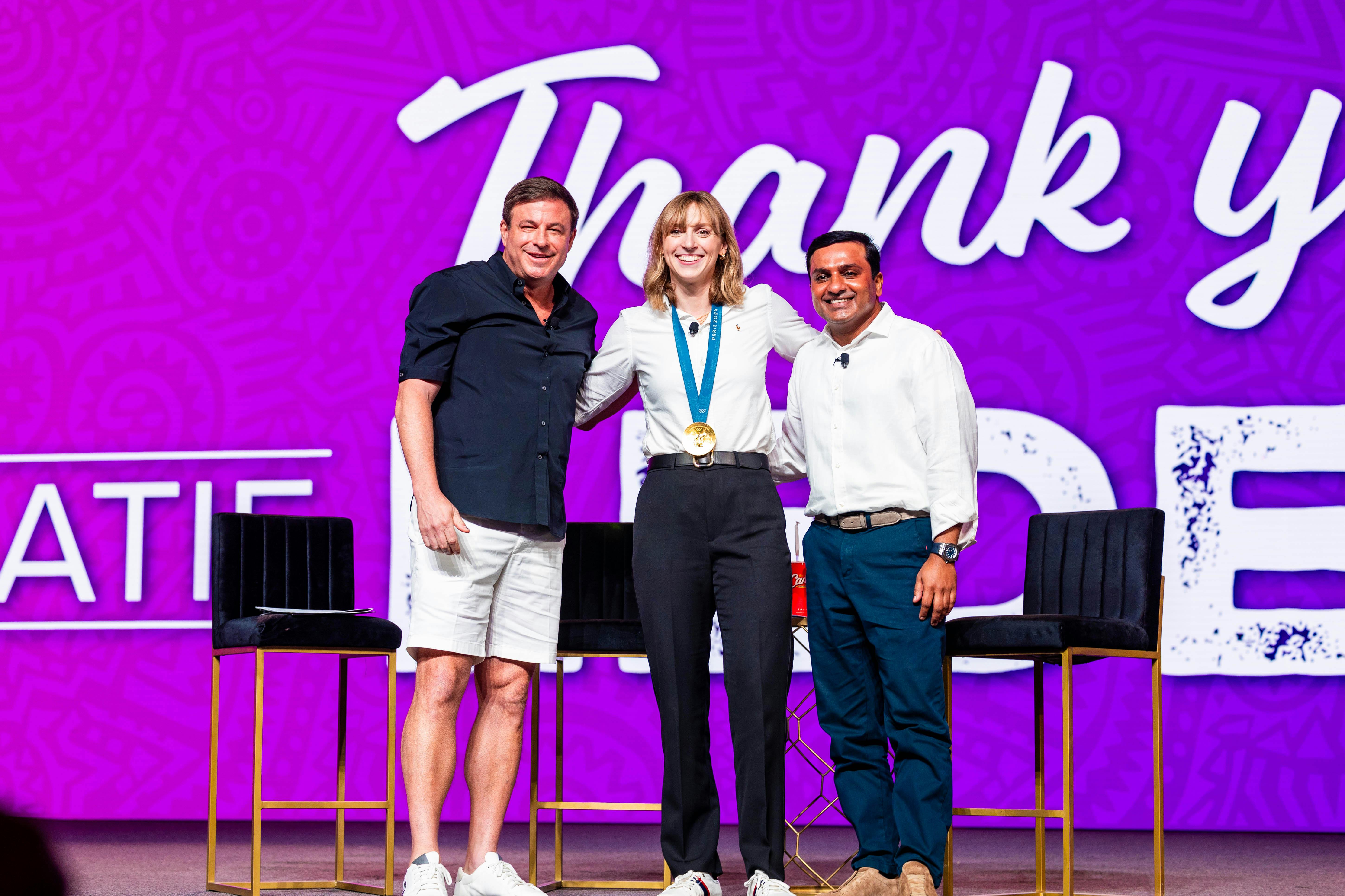 Todd Graves, Katie Ledecky, Aj Kumaran