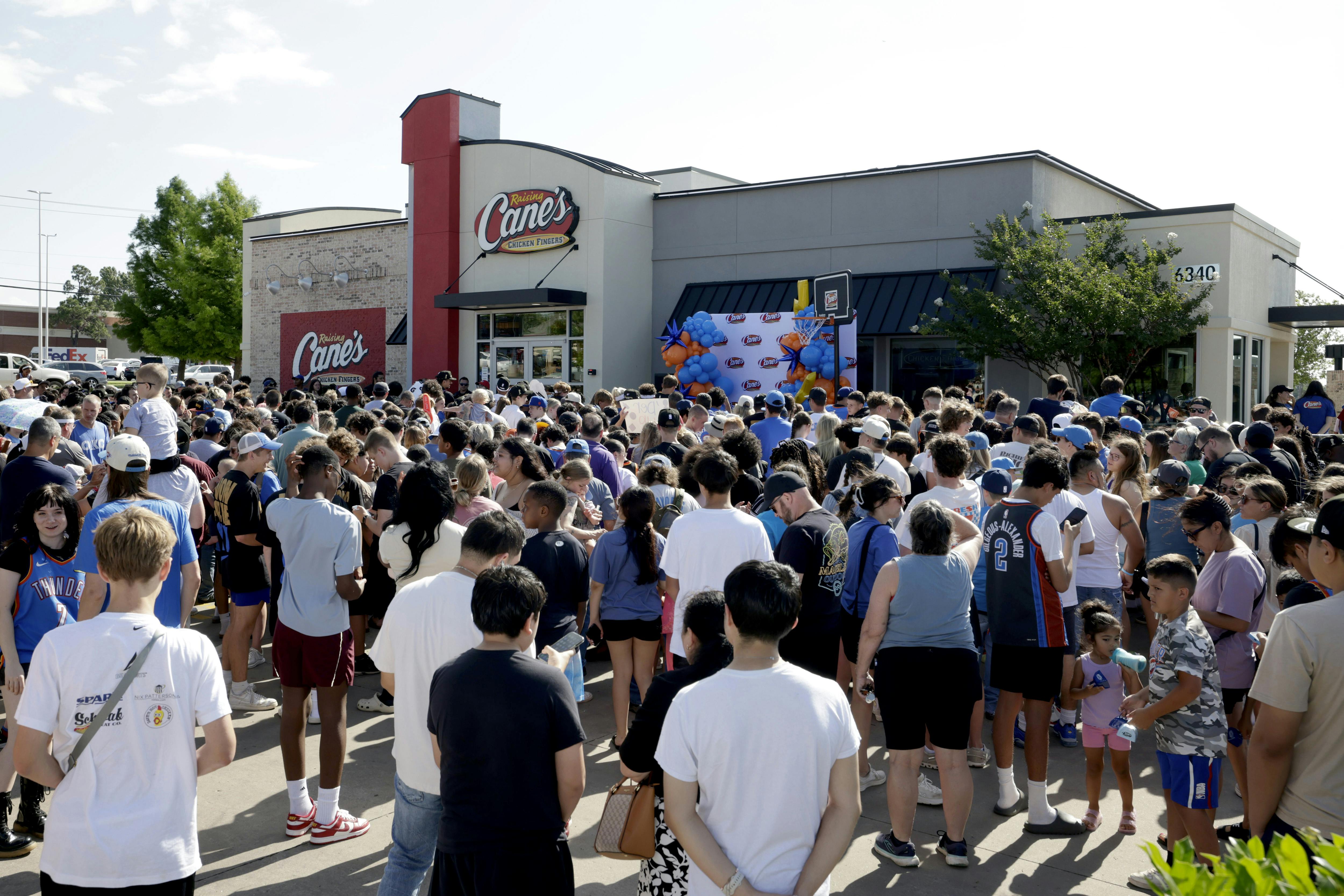 Alex Caruso at Raising cane's