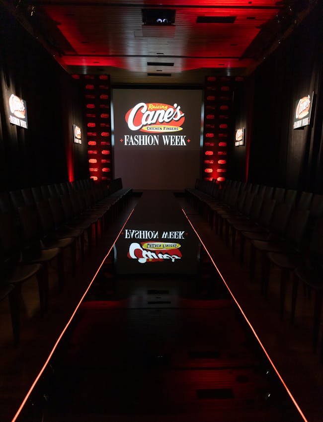 Raising Cane's Fashion Week Runway